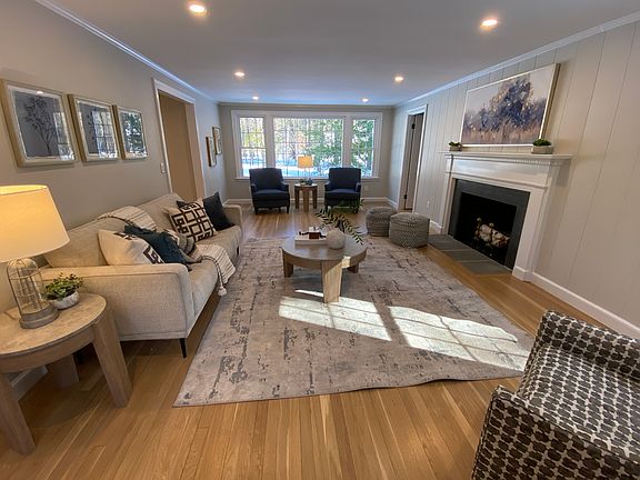 Formal living room w/ fireplace