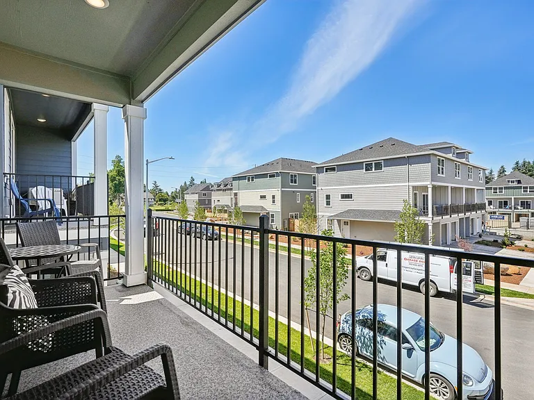 All homes offer a large, covered patio.