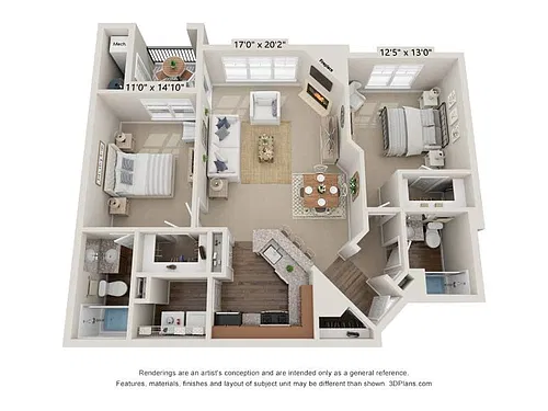 Floor plan B3M