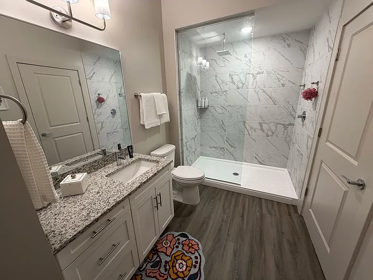 Bathroom options with thoughtful details