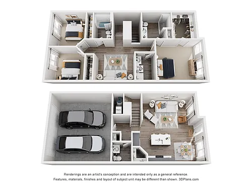 Floor plan Townhome- H1