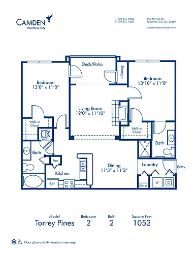 Floor plan Torrey Pines