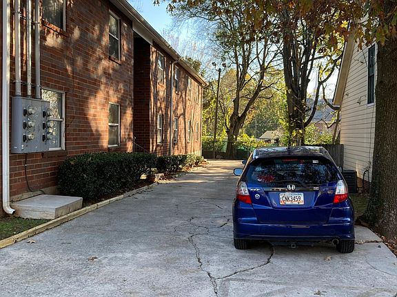 Driveway and off street parking.