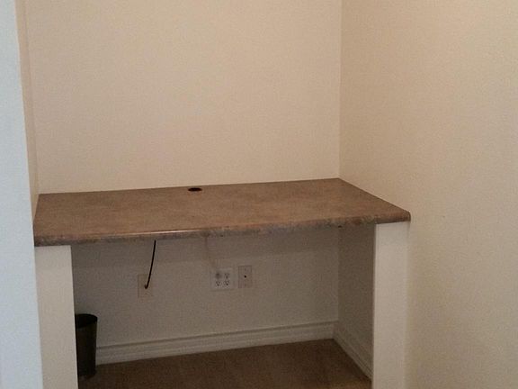 office area between living room and hall bath