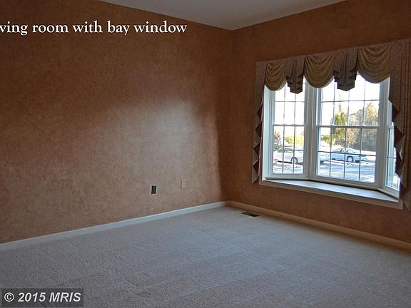 Living Room with bay window