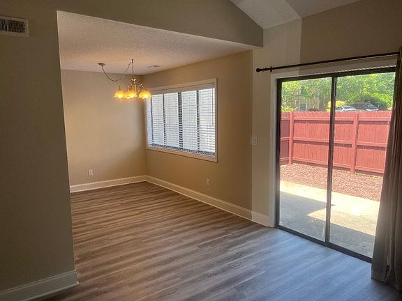 Dining room adjacent to living area