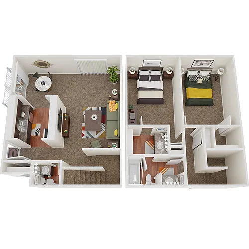 Floor plan 2BA