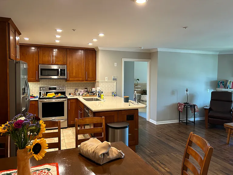 Open concept kitchen