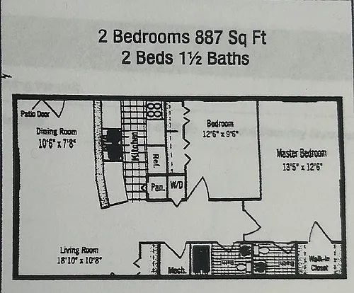 Floor plan 2 bedroom