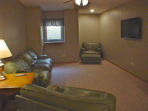 Lower level family room could be used as 3rd bedroom.