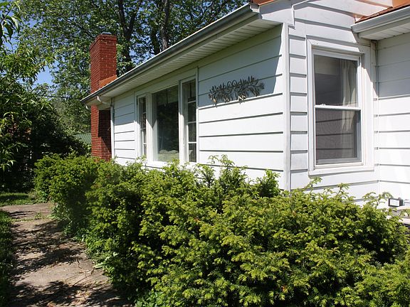 A view of the front of the house