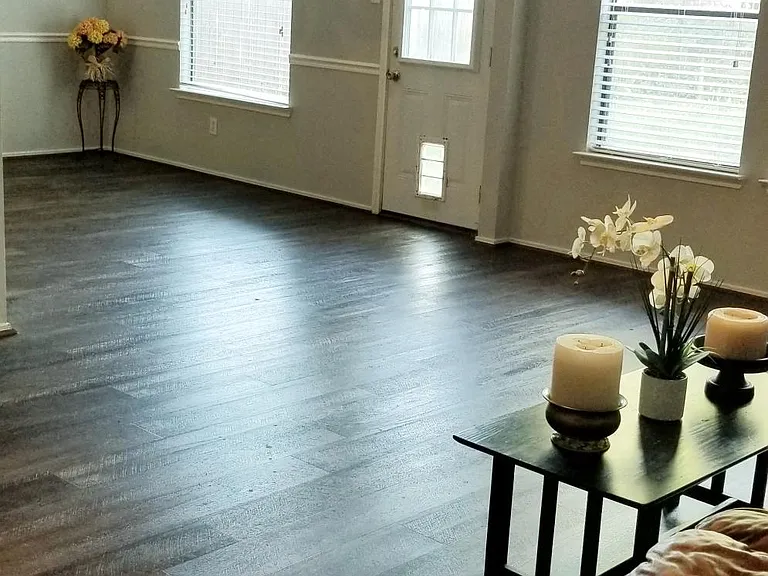Updated wood floor