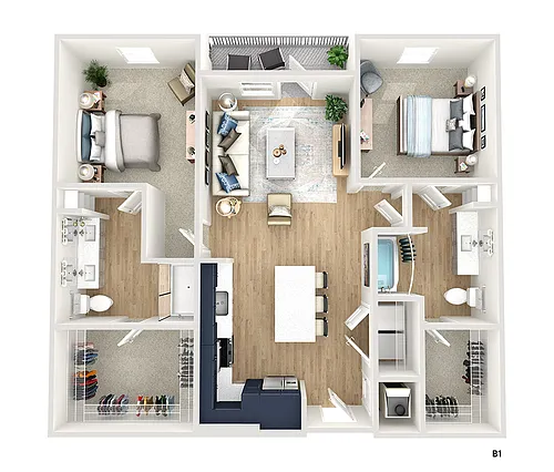 Floor plan B1