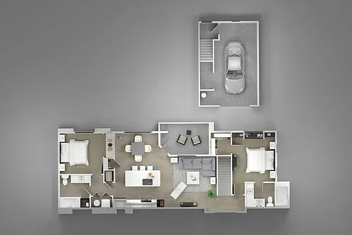 Floor plan 2 Bed/2 Bath