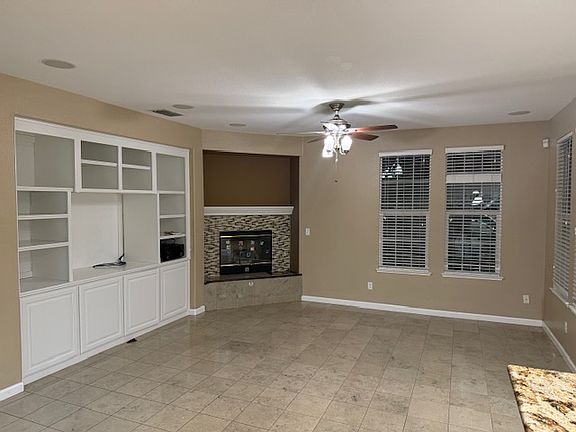 Large Living room with Built in Entertainment center