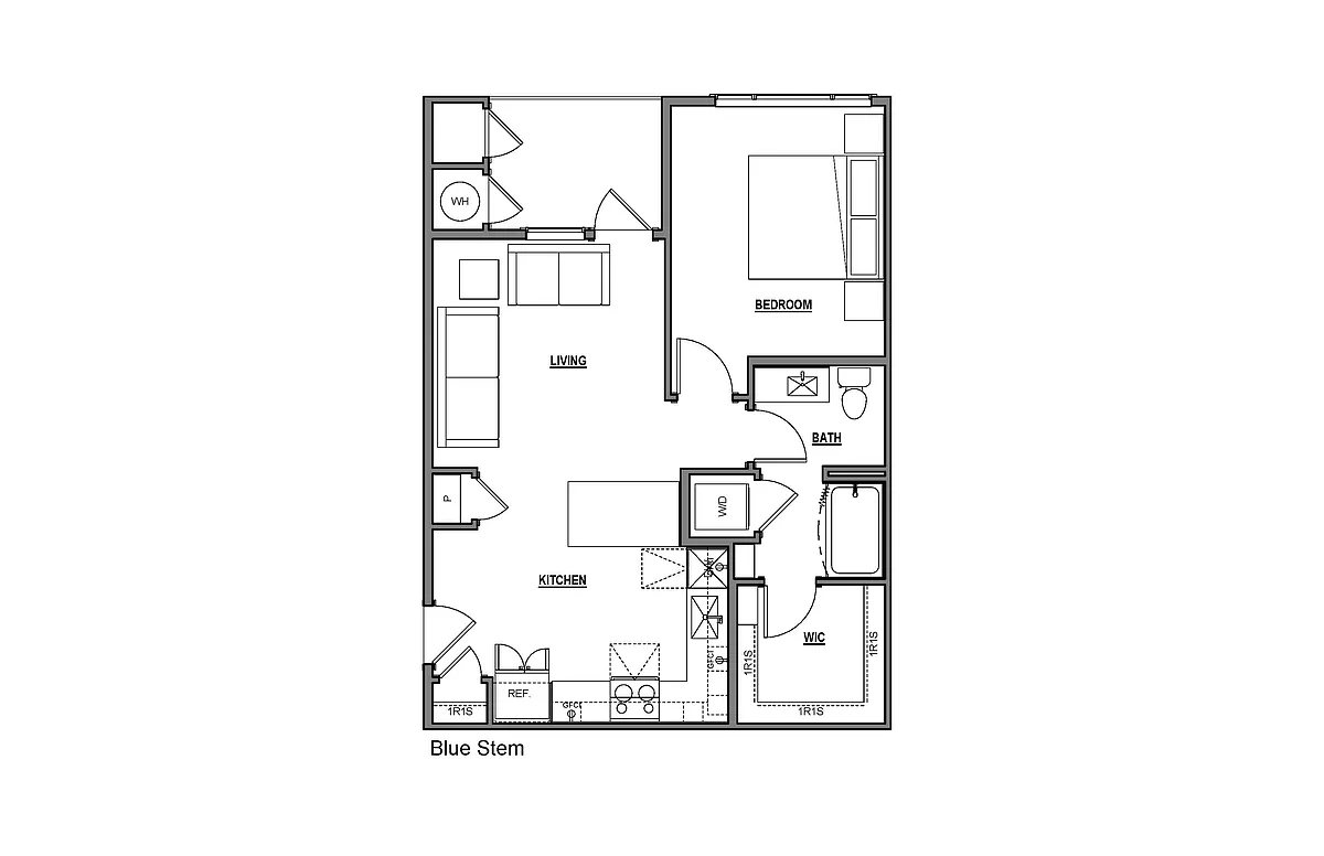 Floor plan Bluestem