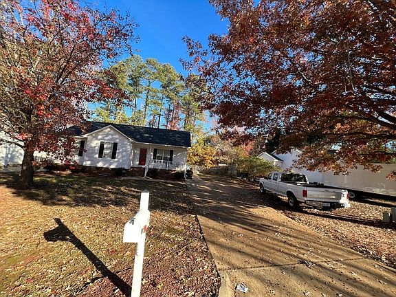Deep, wide driveway.