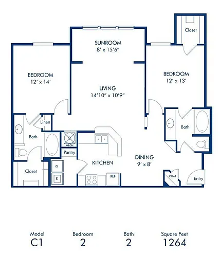 Floor plan C1