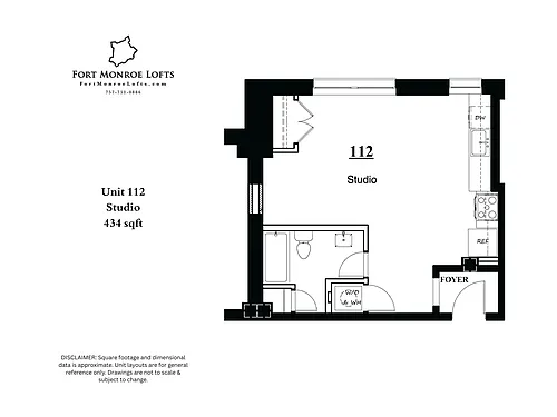 Floor plan Studios