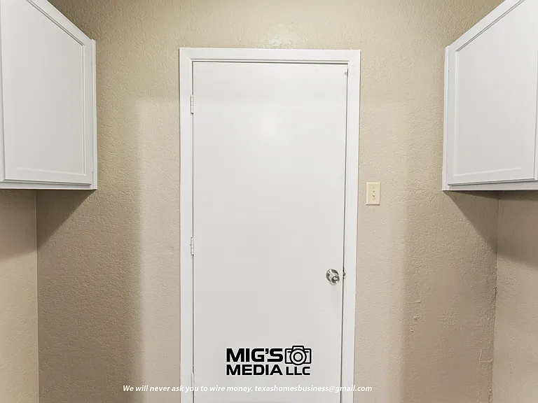 Laundry room that leads to Garage