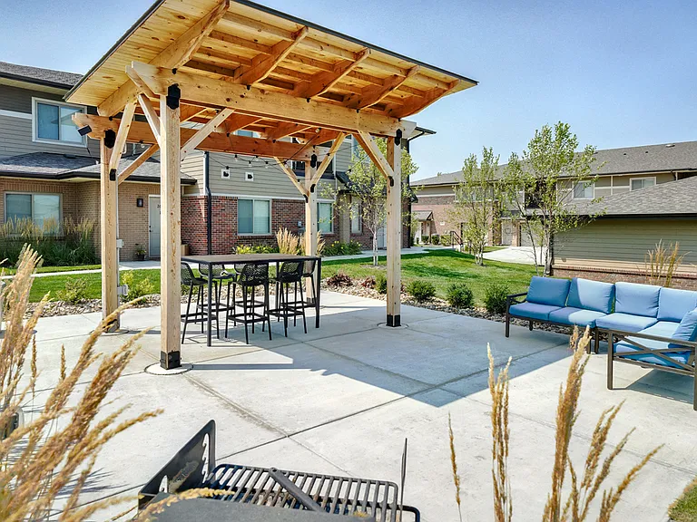 Summer nights are a dream on our patio.