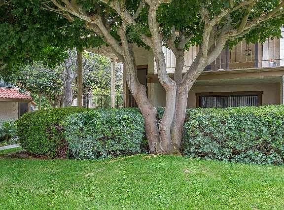 Abundant trees provide beauty and privacy.