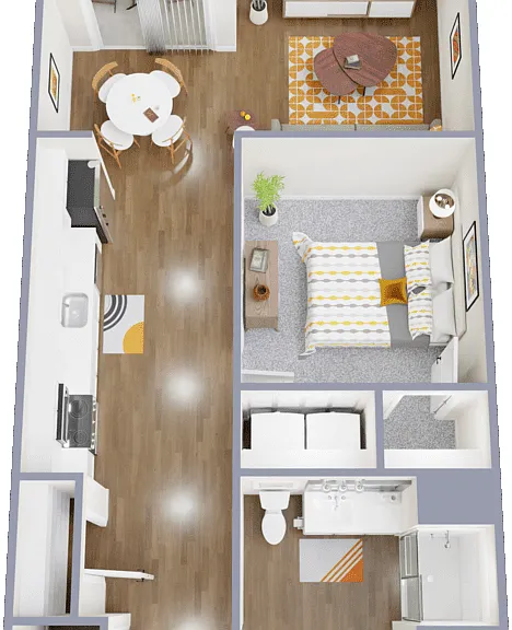 Courduroy Canape' Floorplan Diagram