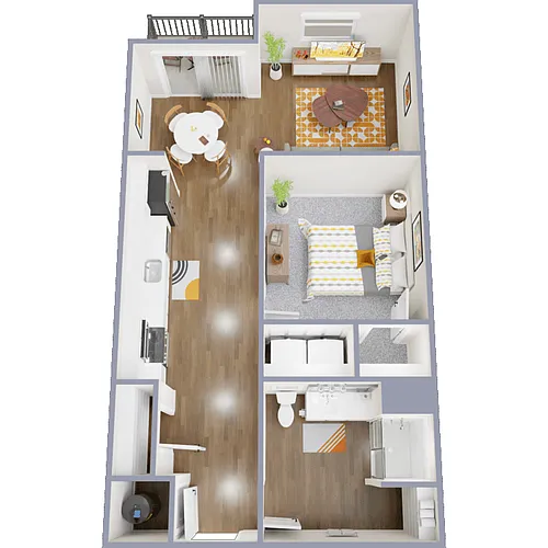 Floor plan Courduroy Canape'