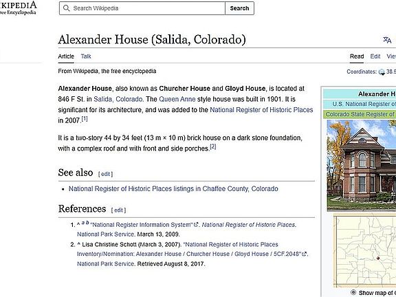 Alexander House WIKI