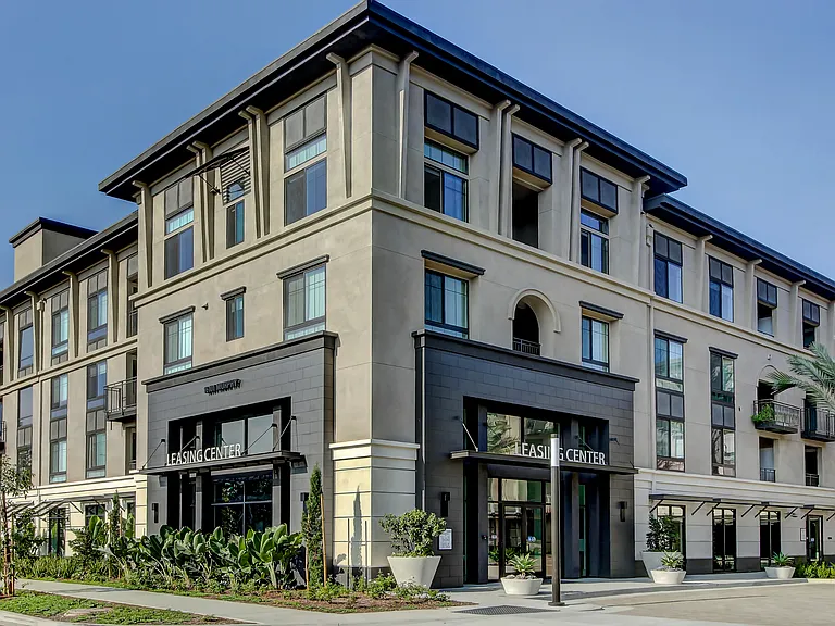 Welcoming street-level view