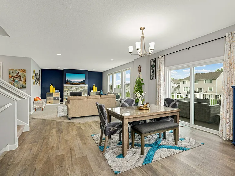 Living Room and Dining Hall
