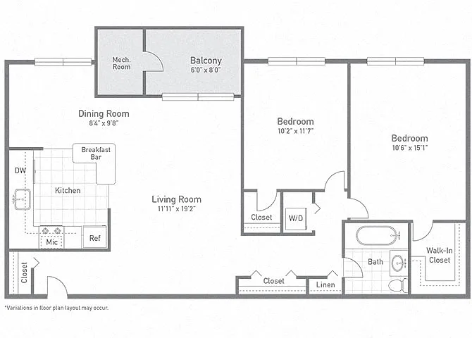 Floor plan The Violet
