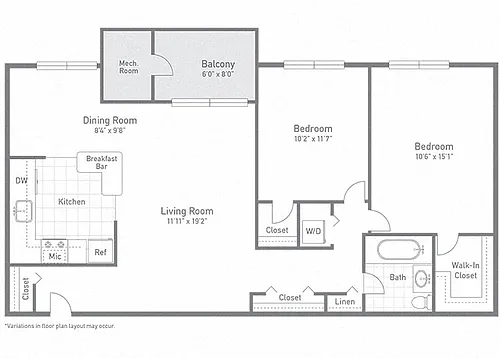 Floor plan The Violet