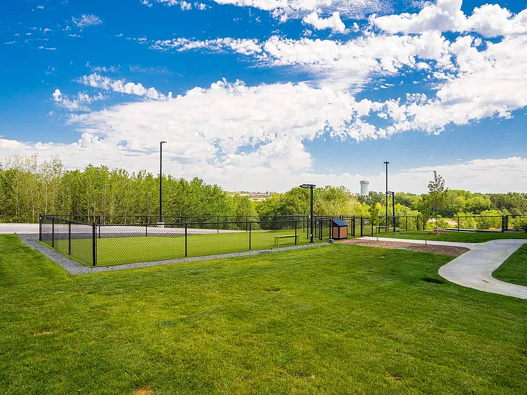 We have two dog parks for your furry friends and one is heated for year-round fun.