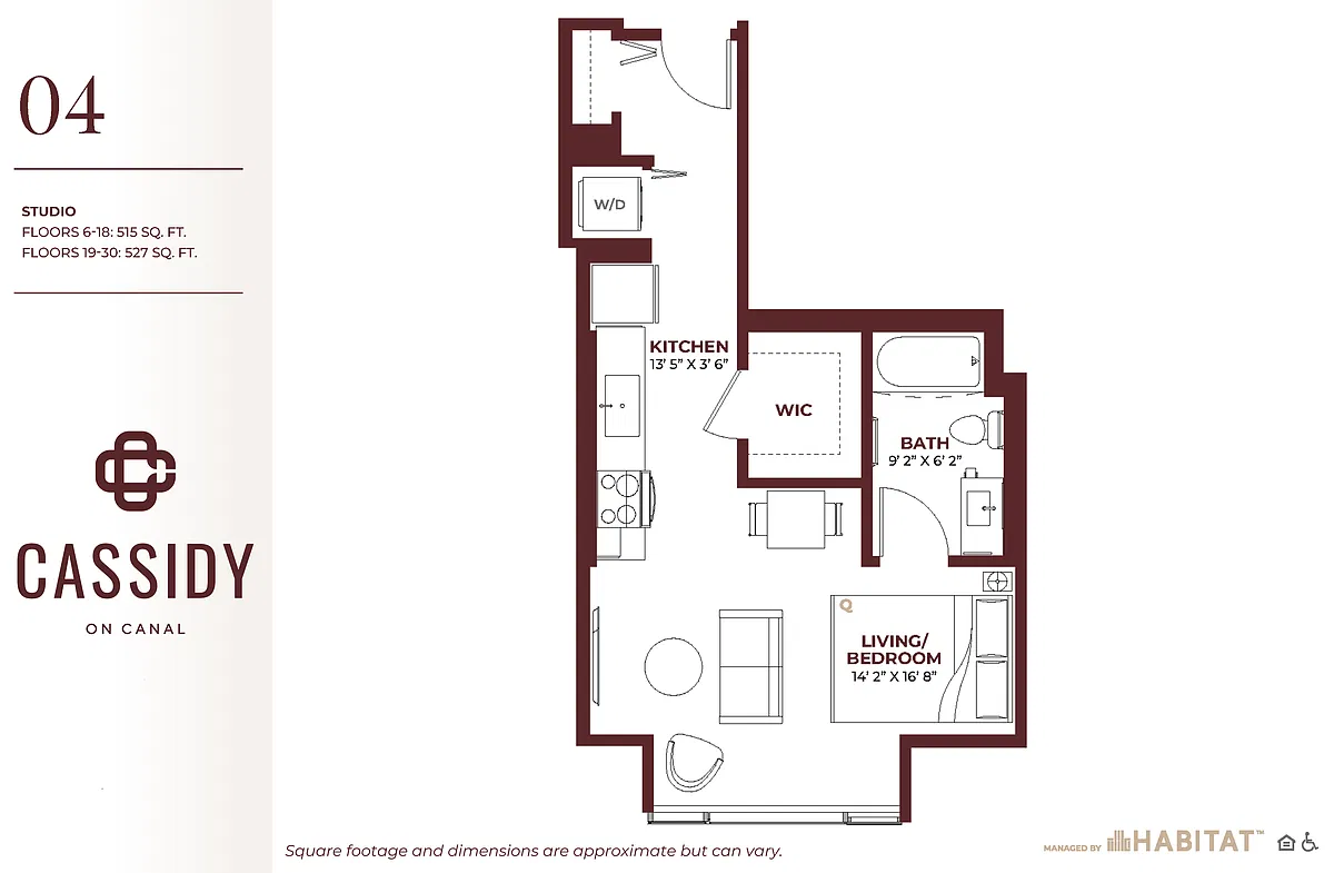 Floor plan Studio 04