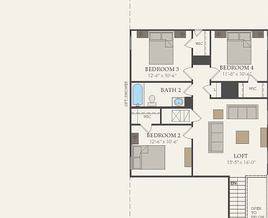 Second Floor 5 br 3 ba