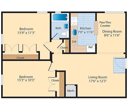 Floor plan B3