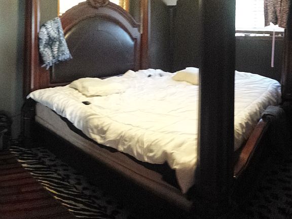 Master bedroom King size bed