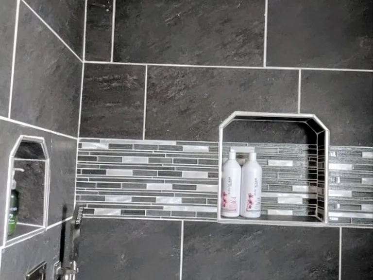 Master shower