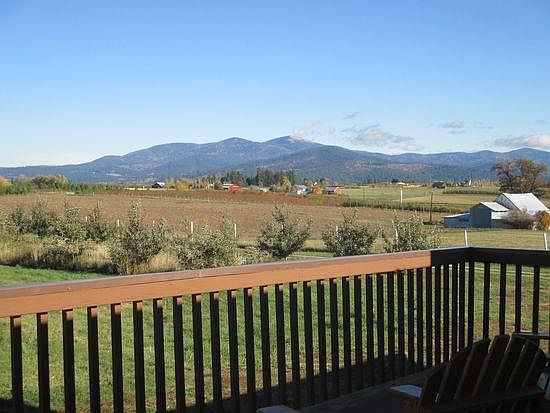 view off deck of Mt. Spokane