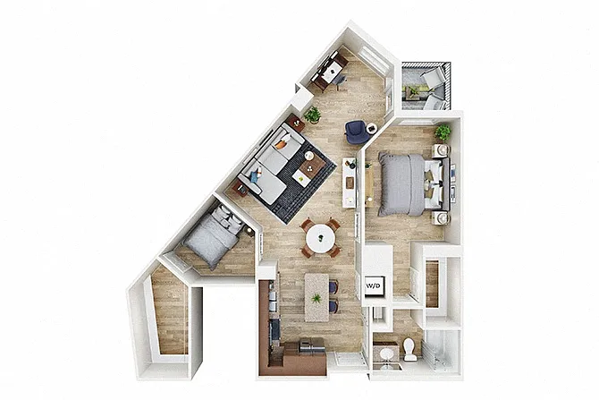 Floor plan A27 with Den