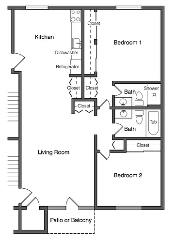 Floor plan Brentwood