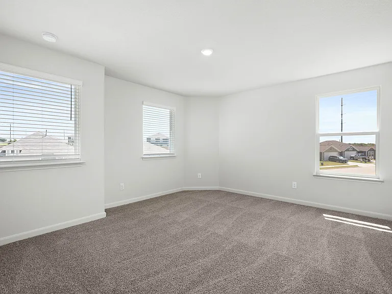 The secondary bedrooms are a perfect space for childrens bedrooms and guest rooms.