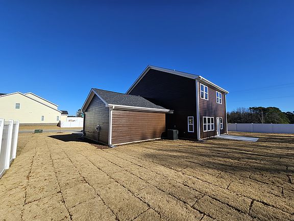 Back side of the home