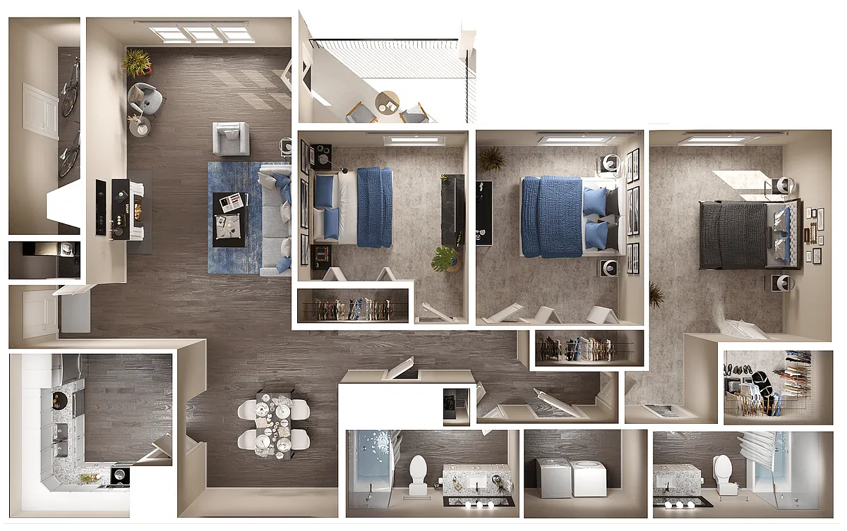 Floor plan Triple Crown