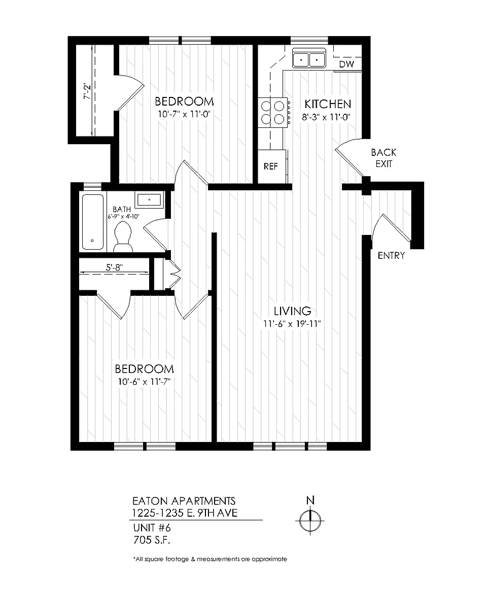 Floor plan 2 Bedroom