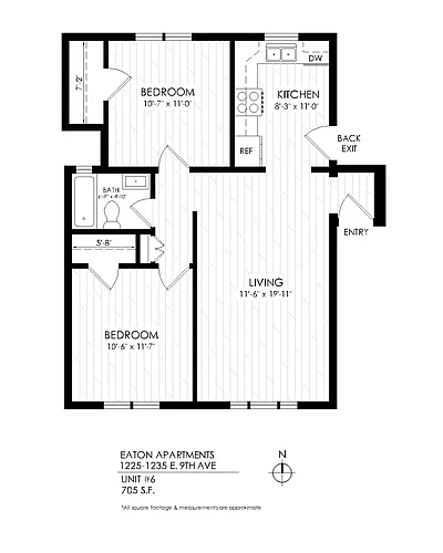 Floor plan 2 Bedroom