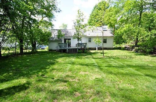 Large back yard