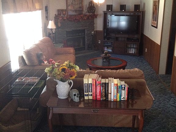 Living room from dining area