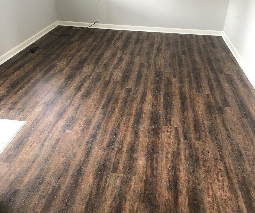 Huge LR with new vinyl plank flooring